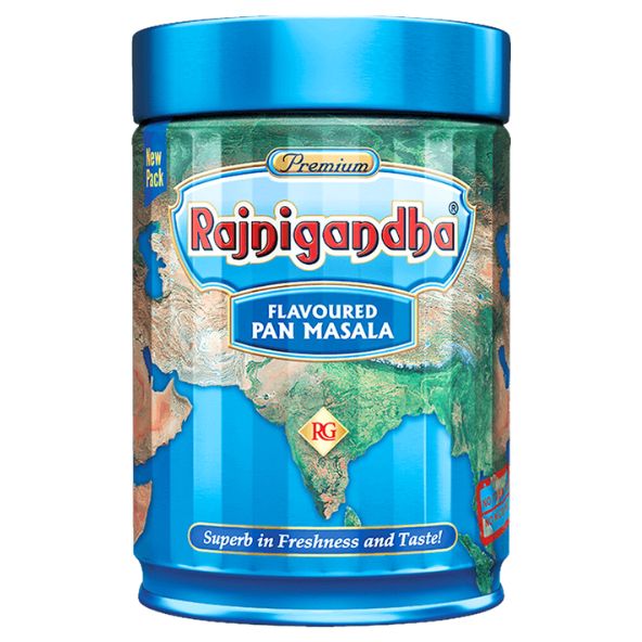 Rajnigandha Pan Masala 100gm Tins x 10